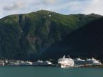 Cruise ships dock in Juneau's harbor in 2008.